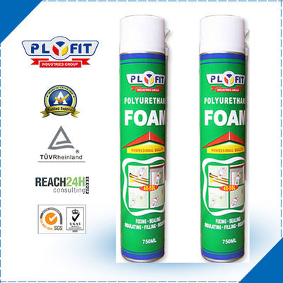 Adhesive Sealant REACH 30kPa 750ml PU Foam Spray