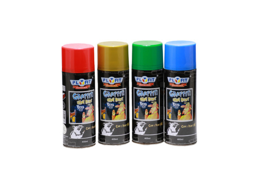 Консервная банка PLYFIT Tinplate краски для пульверизатора 400ml настенной росписи искусства улицы граффити жидкостная покрывая