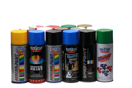 Краска для пульверизатора 400ml аэрозоля граффити Plyfit акриловая металлическая для мебели автомобиля