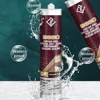 Устойчивое черного нейтрального Sealant силикона высокотемпературное для ненесущей стены