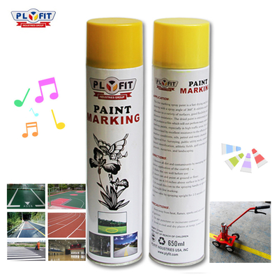 линия сопла дороги 650ml Plyfit желтая бабочки краски маркировки для дорожной разметки