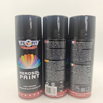Засыхание краски для пульверизатора аэрозоля PLYFIT 450ML акриловое быстрое для металла ABS мебели автомобиля